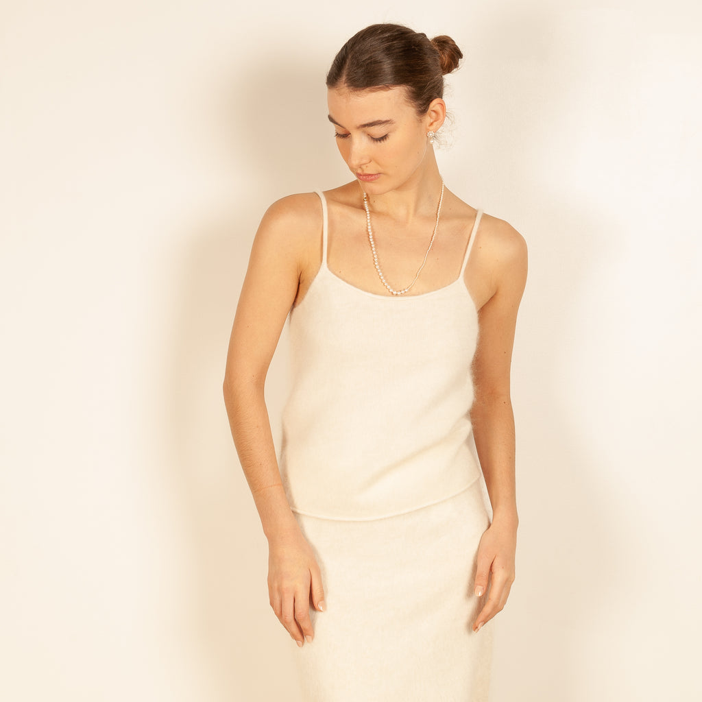 moira top cream brushed cashmere