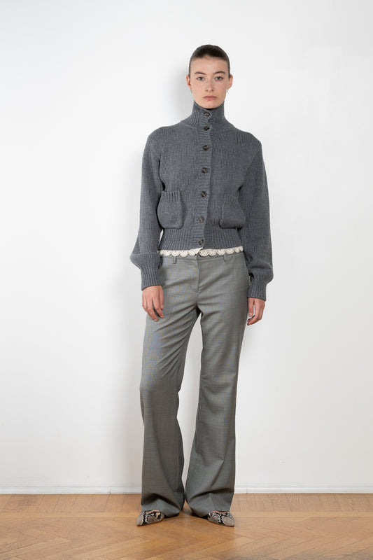 Magda Butrym Cardigan with lace trim