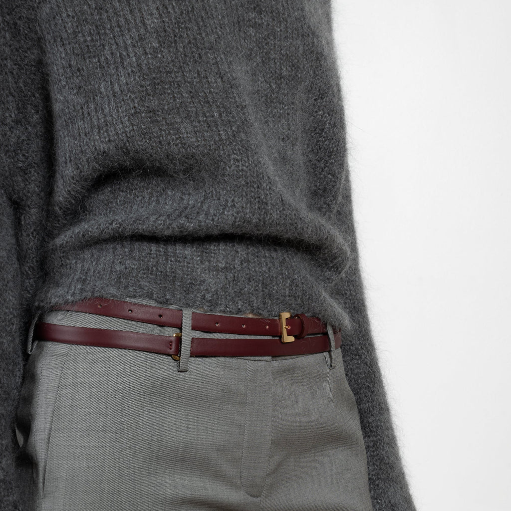 magda butrym double leather belt