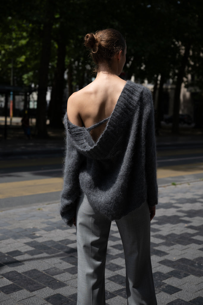 Magda Butrtym Open Back sweater mohair