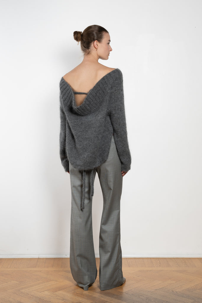 Magda Butrtym Open Back sweater mohair
