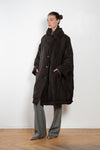 Oversized Coat with Shawl