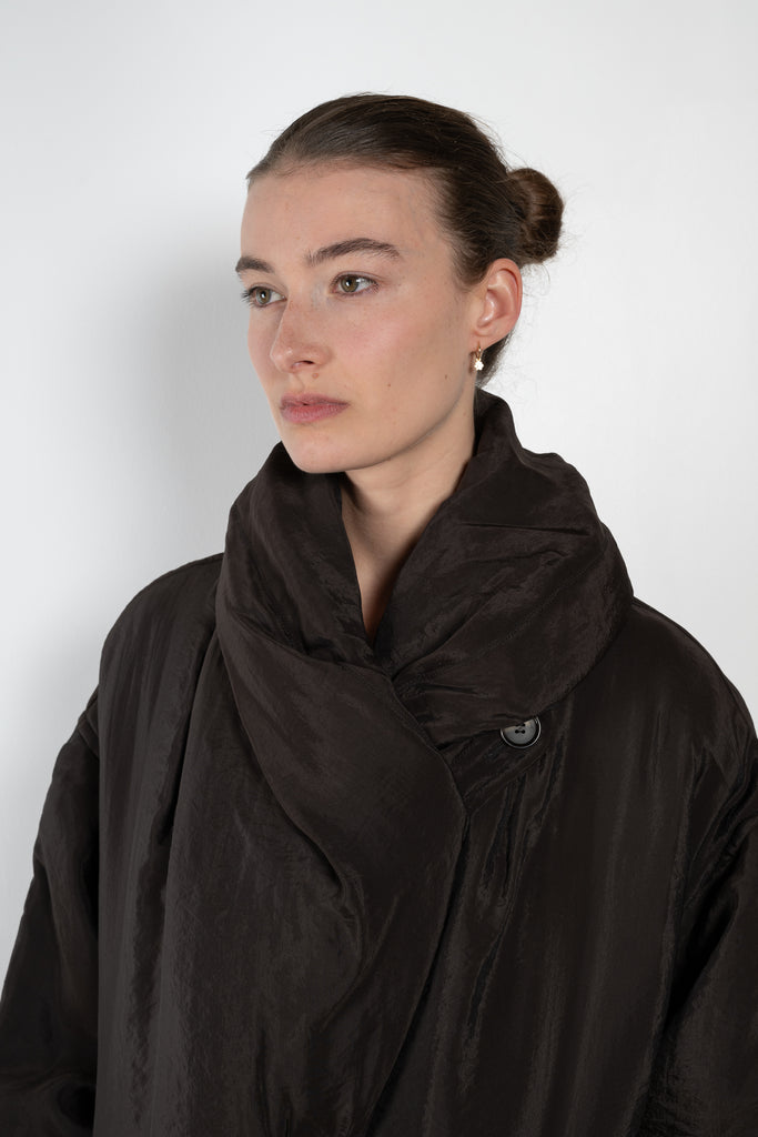Magda Butrtym Oversized Coat with shawl