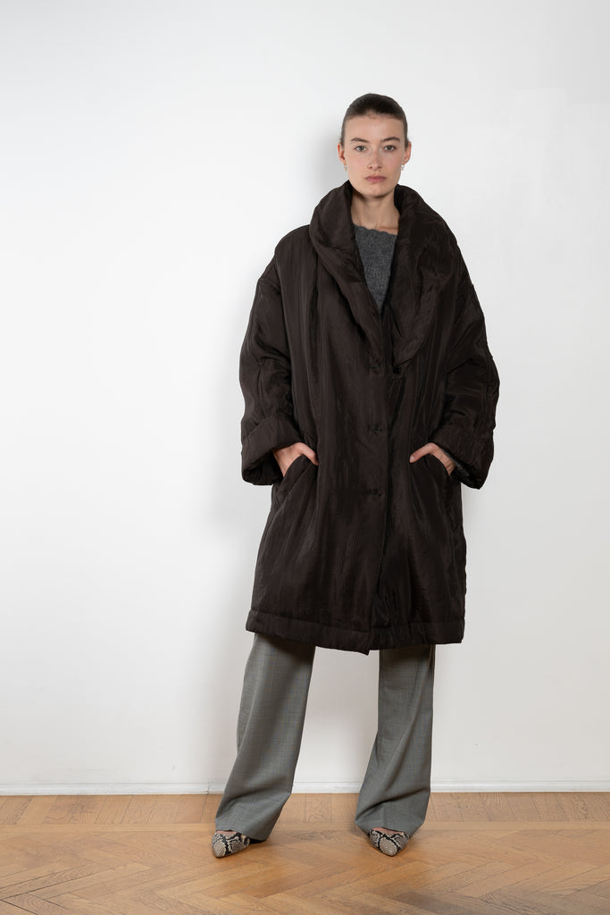 Magda Butrtym Oversized Coat with shawl