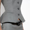 Magda Butrym Croc Effect Belt