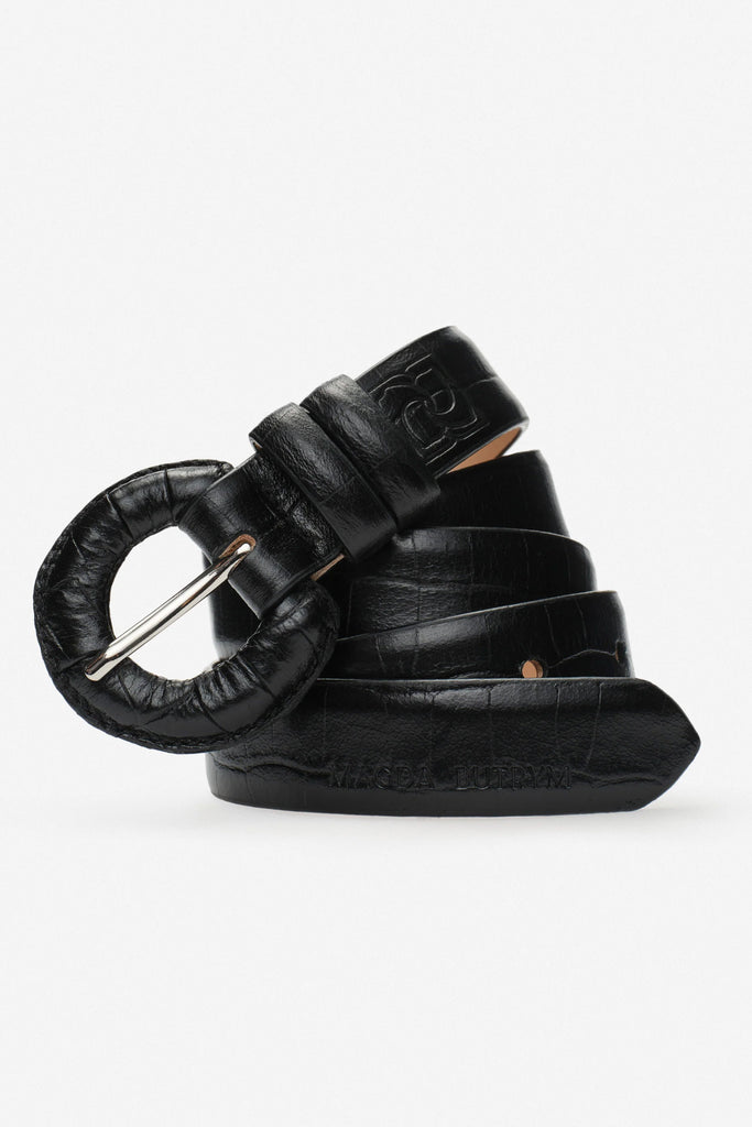 Magda Butrym Croc Effect Belt