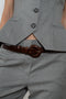 Magda Butrym Croc Effect Belt