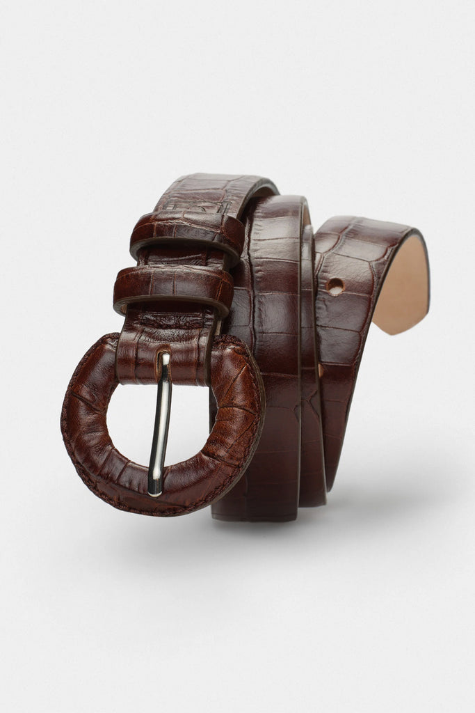 Magda Butrym Croc Effect Belt