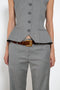 Magda Butrym Croc Effect Belt ornament
