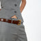 Magda Butrym Croc Effect Belt ornament