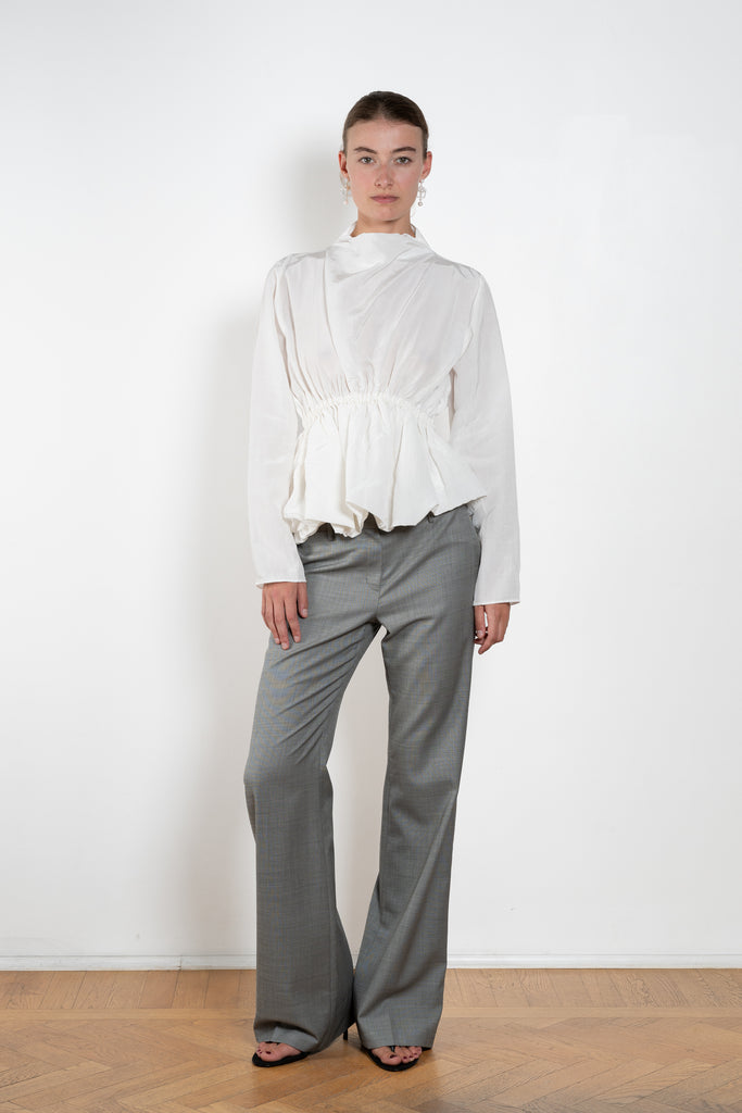 Magda Butrym Gathered Waist Blouse