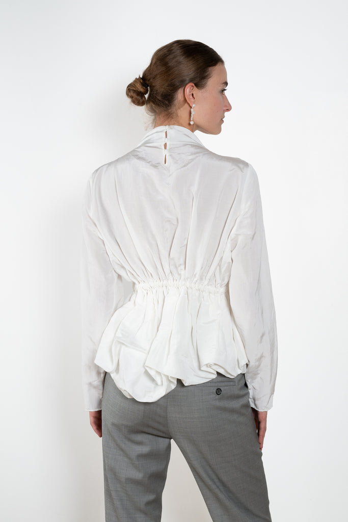 Magda Butrym Gathered Waist Blouse