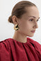 Gold petal Earrings
