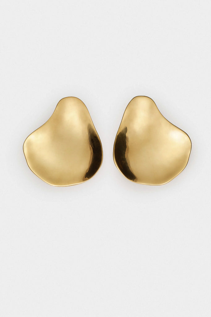 Gold petal Earrings