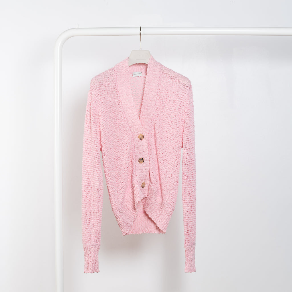 The Grain Knit Cardigan 02 by Magda Butrym is a relaxed summer cardigan in a lightweight grain knitwear