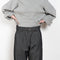 The Jeans Pants N°1 by Maud Van Den Beussche is a relaxed belted denim trouser in a beautiful structured cotton