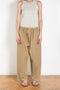 The Poplin Cotton Pants N°3 by Maud Van Den Beussche is a relaxed trouser with elastic waistband in a beautiful poplin cotton