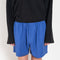 The Poplin Cotton Shorts N°1 by Maud Van Den Beussche is a relaxed short with elastic waistband in a beautiful poplin cotton