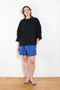 The Poplin Cotton Shorts N°1 by Maud Van Den Beussche is a relaxed short with elastic waistband in a beautiful poplin cotton