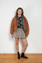 meryll rogge hooded suede bomber jacket