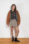 meryll rogge hooded suede bomber jacket