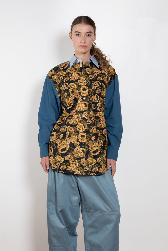 Meryll Rogge Combo Shirt with Collar