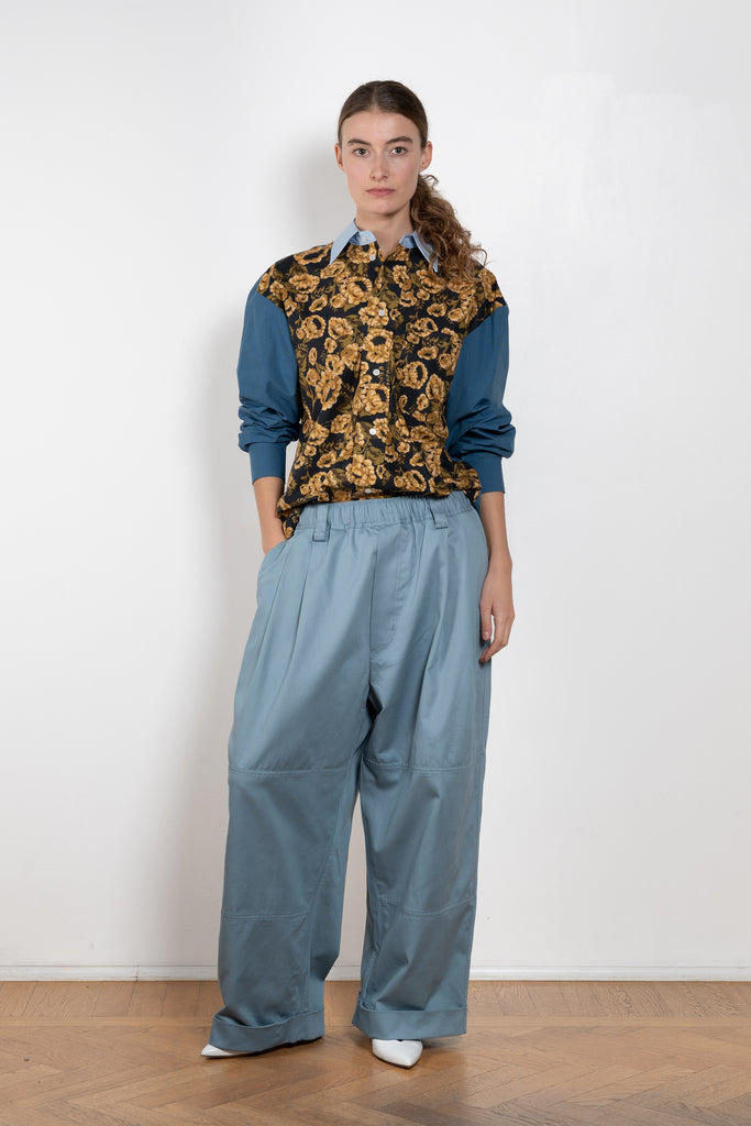 Meryll Rogge Combo Shirt with Collar
