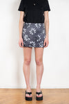 Daisy Scuba Mini Skirt