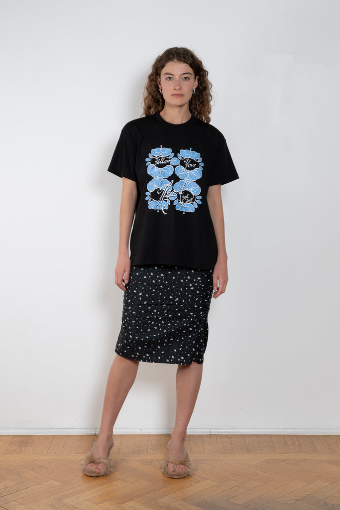 Meryll Rogge Draped Slip Skirt