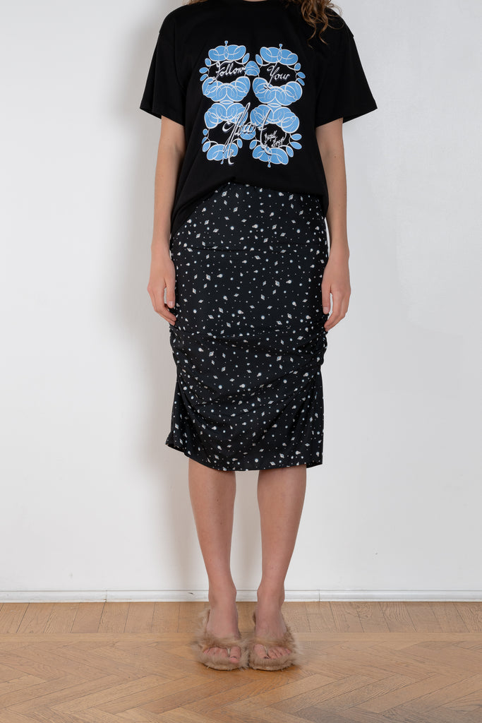 Meryll Rogge Draped Slip Skirt