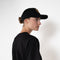 The Follow your heart Cap by Meryll Rogge crafted in cotton twill, in black, featuring multicolour 'Meryll Rogge' embroidery.