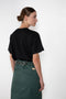 The Loose Fit Tshirt by Meryll Rogge is an imprinted relaxed fit tee in a structured pima cotton