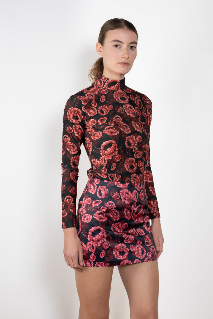Meryll Rogge Mock Neck Long Sleeves
