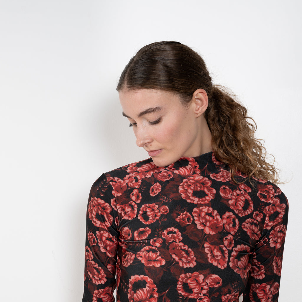 Meryll Rogge Mock Neck Long Sleeves