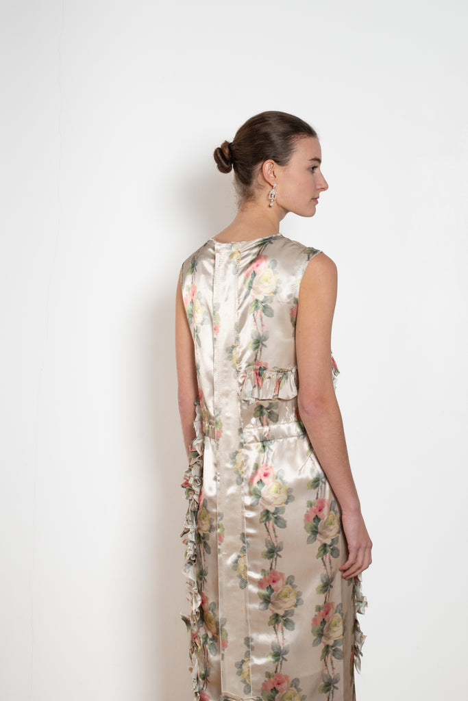 meryll rogge ruffle shift dress