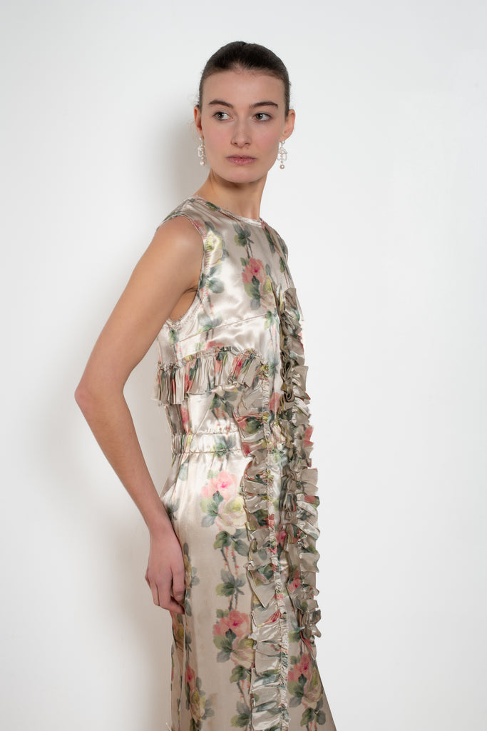 meryll rogge ruffle shift dress