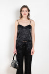 Ruffle Slip Top