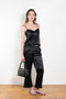 The Ruffle Slip Top by Meryll Rogge is a delicate top with a sweetheart neckline, fine straps and a ruffle hem