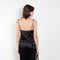 The Ruffle Slip Top by Meryll Rogge is a delicate top with a sweetheart neckline, fine straps and a ruffle hem