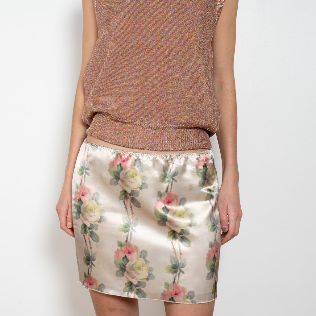 meryll rogge short slip skirt