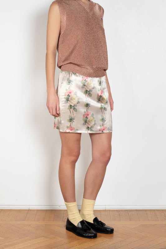 meryll rogge short slip skirt