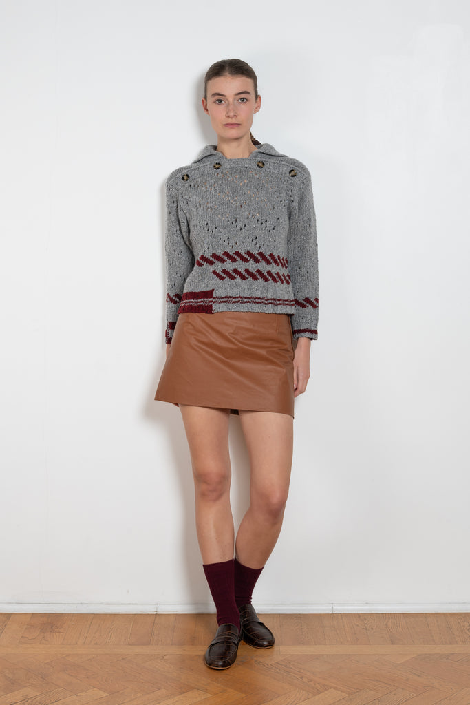 meryll rogge straight mini skirt