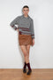 meryll rogge straight mini skirt