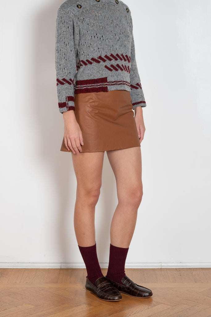 meryll rogge straight mini skirt
