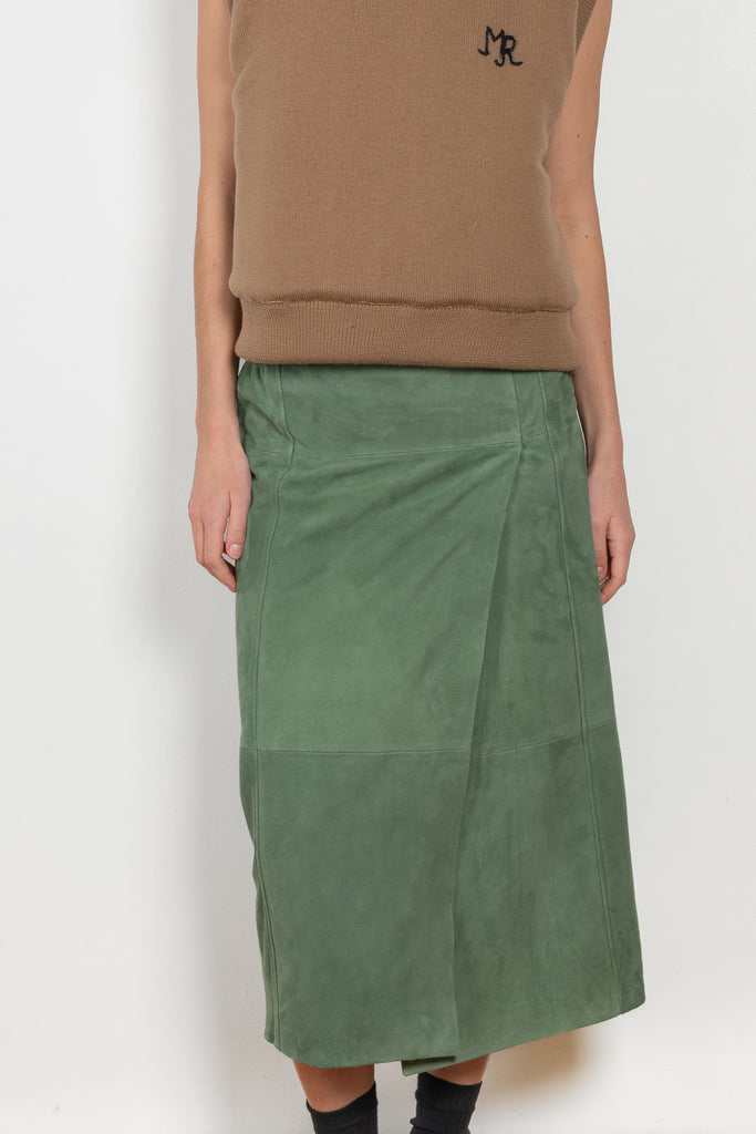 Suede Wrap Skirt meryll rogge