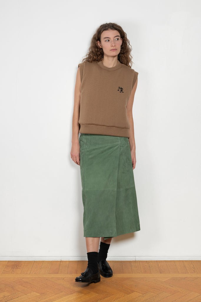 Suede Wrap Skirt meryll rogge