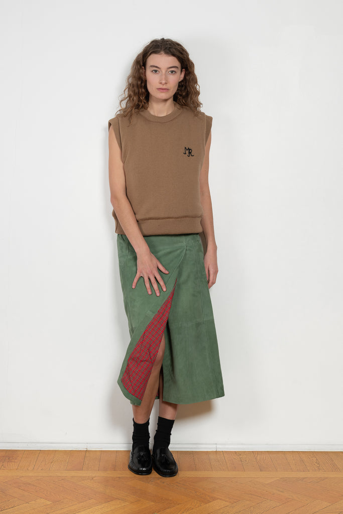 Suede Wrap Skirt meryll rogge