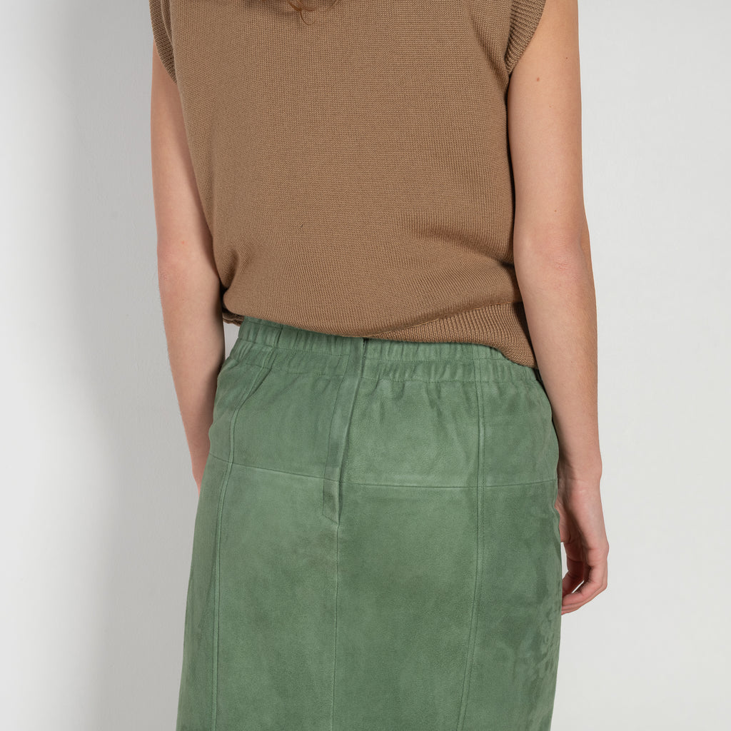 Suede Wrap Skirt meryll rogge