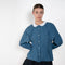 The Waisted Shirt by Meryll Rogge is a long-sleeved waisted shirt crafted in printed cotton, featuring a club collar and a fitted silhouette.