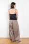 The Drawstring Chino by Meryll Rogge is a signature oversized trouser with a drawstring closure